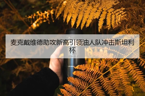 麦克戴维德助攻新高引领油人队冲击斯坦利杯